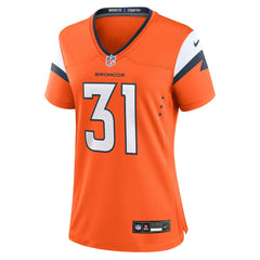 NFL Kris Abrams-Draine Denver Broncos Women's Team Game Jersey - Orange