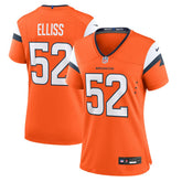 NFL Jonah Elliss Denver Broncos Women's Team Game Jersey - Orange