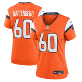 NFL Luke Wattenberg Denver Broncos Women's Team Game Jersey - Orange