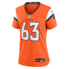 NFL Alex Palczewski Denver Broncos Women's Team Game Jersey - Orange