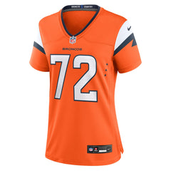 NFL Garett Bolles Denver Broncos Women's Team Game Jersey - Orange