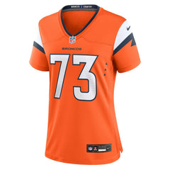 NFL Frank Crum Denver Broncos Women's Team Game Jersey - Orange