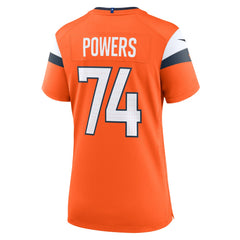NFL Ben Powers Denver Broncos Women's Team Game Jersey - Orange