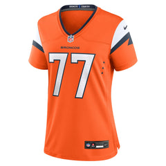 NFL Quinn Meinerz Denver Broncos Women's Team Game Jersey - Orange