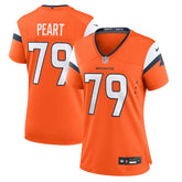 NFL Matt Peart Denver Broncos Women's Team Game Jersey - Orange