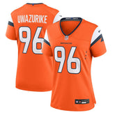 NFL Eyioma Uwazurike Denver Broncos Women's Team Game Jersey - Orange
