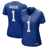 NFL Malik Nabers New York Giants Women's Game Jersey - Royal
