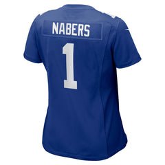 NFL Malik Nabers New York Giants Women's Game Jersey - Royal