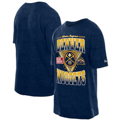 Denver Nuggets Old School Sport Vintage Wash T-Shirt Navy