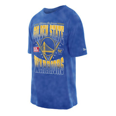 Golden State Warriors Boxy Old School Sport Vintage Wash T-Shirt Royal