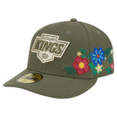 NHL Los Angeles Kings New Era Tonal Florals 59FIFTY Fitted Hat - Olive