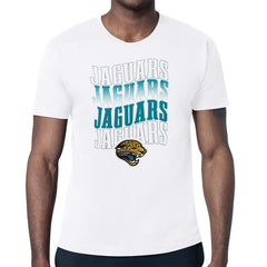 Jacksonville Jaguars Starter Repeat Wordmark Retro Team Logo T-Shirt White