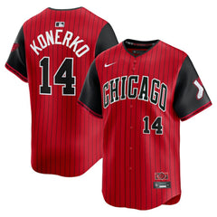 MLB Paul Konerko Chicago White Sox Nike 2025 City Connect Limited Retired Player Jersey - Red/Black