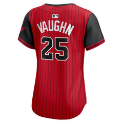 MLB Andrew Vaughn Chicago White Sox Nike Women's 2025 City Connect Limited Player Jersey - Red/Black