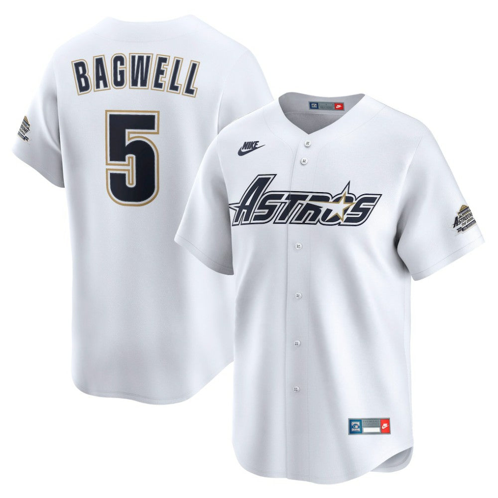 MLB Jeff Bagwell Houston Astros Nike Throwback Cooperstown Collection Limited Jersey - White