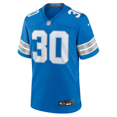 NFL Khalil Dorsey Detroit Lions Team Game Jersey - Blue