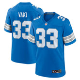 NFL Sione Vaki Detroit Lions Team Game Jersey - Blue