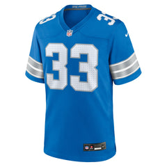 NFL Sione Vaki Detroit Lions Team Game Jersey - Blue