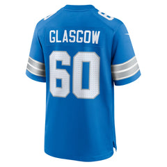 NFL Graham Glasgow Detroit Lions Team Game Jersey - Blue