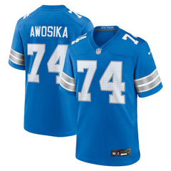 NFL Kayode Awosika Detroit Lions Team Game Jersey - Blue