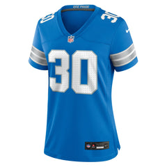 NFL Khalil Dorsey Detroit Lions Women's Team Game Jersey - Blue