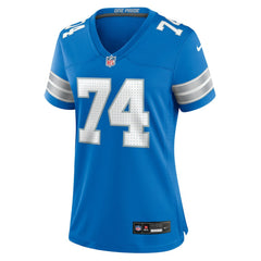 NFL Kayode Awosika Detroit Lions Women's Team Game Jersey - Blue