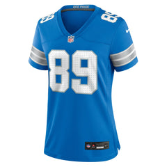 NFL Brock Wright Detroit Lions Women's Team Game Jersey - Blue