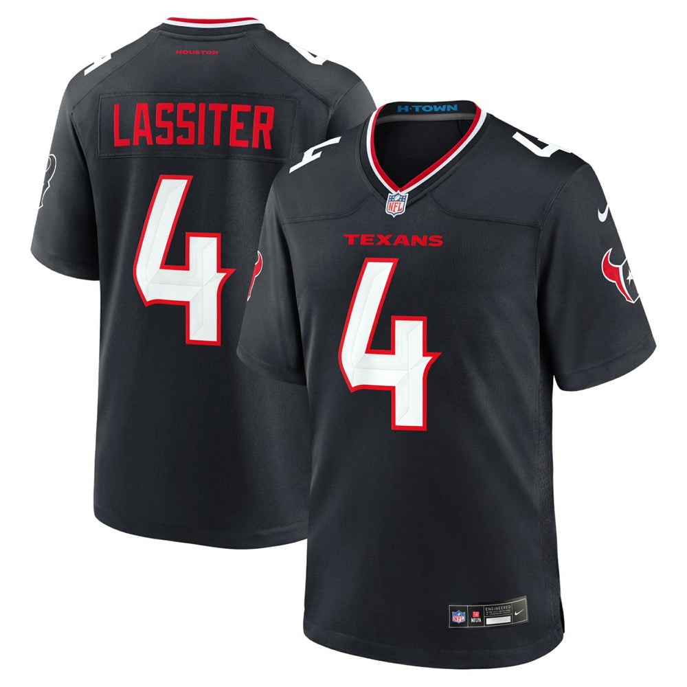 NFL Kamari Lassiter Houston Texans Team Game Jersey - Navy