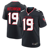 NFL Xavier Hutchinson Houston Texans Team Game Jersey - Navy