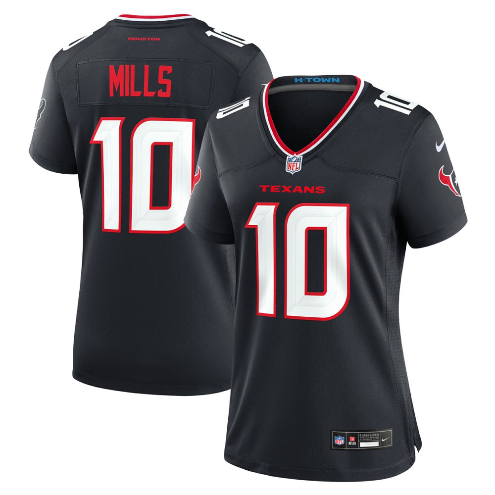 NFL Davis Mills Houston Texans Women's Team Game Jersey - Navy