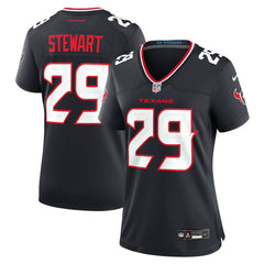 NFL M.J. Stewart Houston Texans Women's Team Game Jersey - Navy