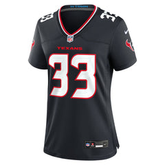 NFL Dare Ogunbowale Houston Texans Women's Team Game Jersey - Navy