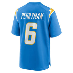 NFL Denzel Perryman Los Angeles Chargers Team Game Jersey - Powder Blue