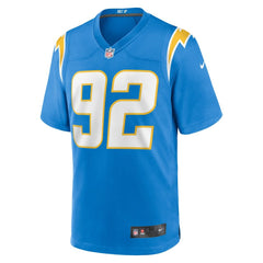 NFL Justin Eboigbe Los Angeles Chargers Team Game Jersey - Powder Blue