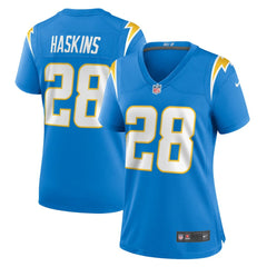 NFL Hassan Haskins Los Angeles Chargers Women's Game Jersey - Powder Blue