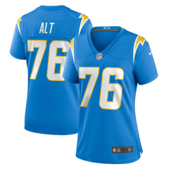 NFL Joe Alt Los Angeles Chargers Women's Game Jersey - Powder Blue