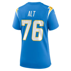 NFL Joe Alt Los Angeles Chargers Women's Game Jersey - Powder Blue