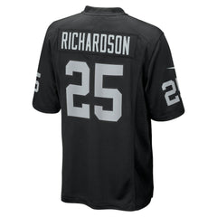 NFL Decamerion Richardson Las Vegas Raiders Team Game Jersey - Black