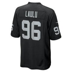 Jonah Laulu Las Vegas Raiders Team Game Jersey Black