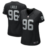 NFL Jonah Laulu Las Vegas Raiders Women's Game Jersey - Black