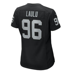 NFL Jonah Laulu Las Vegas Raiders Women's Game Jersey - Black