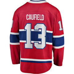 NHL Cole Caufield Montreal Canadiens Fanatics Home Premier Breakaway Player Jersey - Red