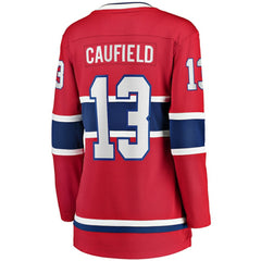 NHL Cole Caufield Montreal Canadiens Fanatics Women's Home Premier Breakaway Player Jersey Breakaway Jersey - Red