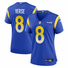 NFL Jared Verse Los Angeles Rams Women's Team Game Jersey - Royal