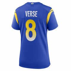 NFL Jared Verse Los Angeles Rams Women's Team Game Jersey - Royal