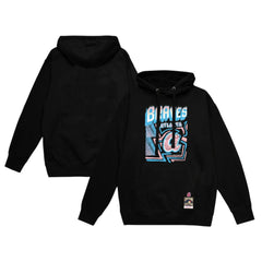 Atlanta Braves Mitchell & Ness Sidewalk Sketch Pullover Hoodie - Black Hoodies