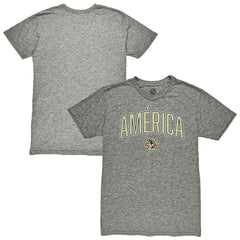 Club America 1863FC Wordmark Vintage Tri-Blend T-Shirt Heather Gray