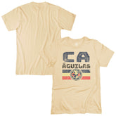 Club America 1863FC Retro Stripes T-Shirt Tan