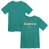 Miami Dolphins Preschool Wordmark T-Shirt Aqua