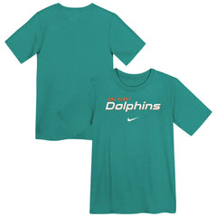 Miami Dolphins Preschool Wordmark T-Shirt Aqua
